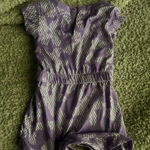 Nike Purple and Cream Kids Bodysuit